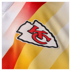 Kansas City Chiefs NFL Football x Football Collared Fan Top - Red outlet