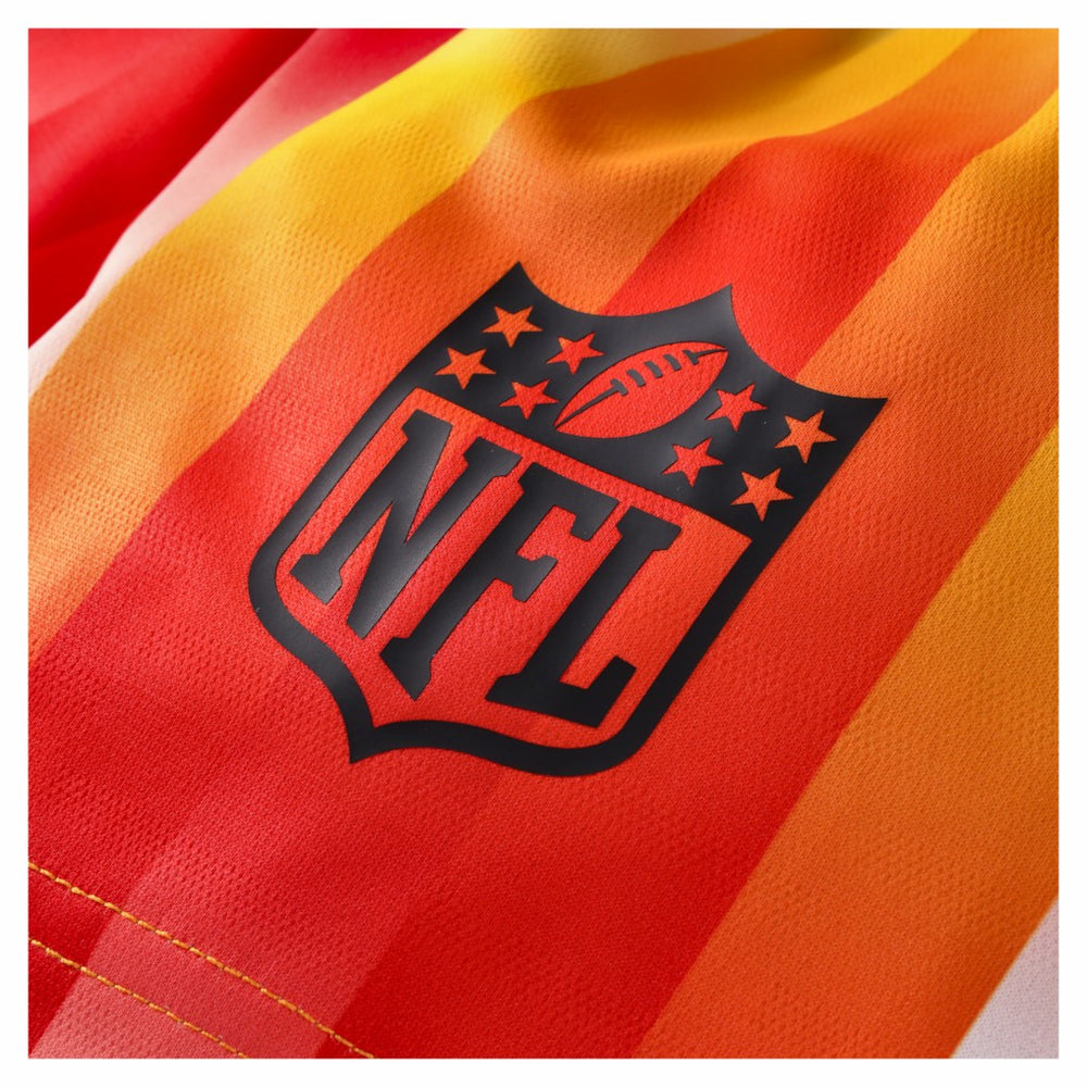 Kansas City Chiefs NFL Football x Football Collared Fan Top - Red outlet