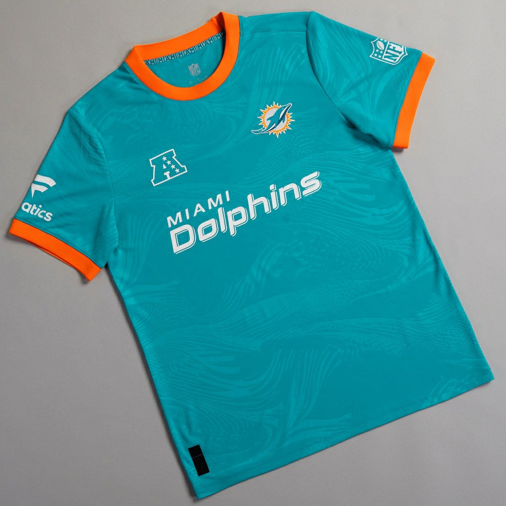 Miami Dolphins NFL Football x Football Fan Top - Aqua on sale