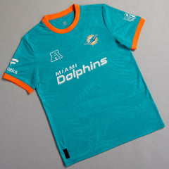 Miami Dolphins NFL Football x Football Fan Top - Aqua on sale