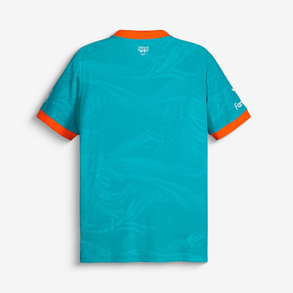 Miami Dolphins NFL Football x Football Fan Top - Aqua on sale