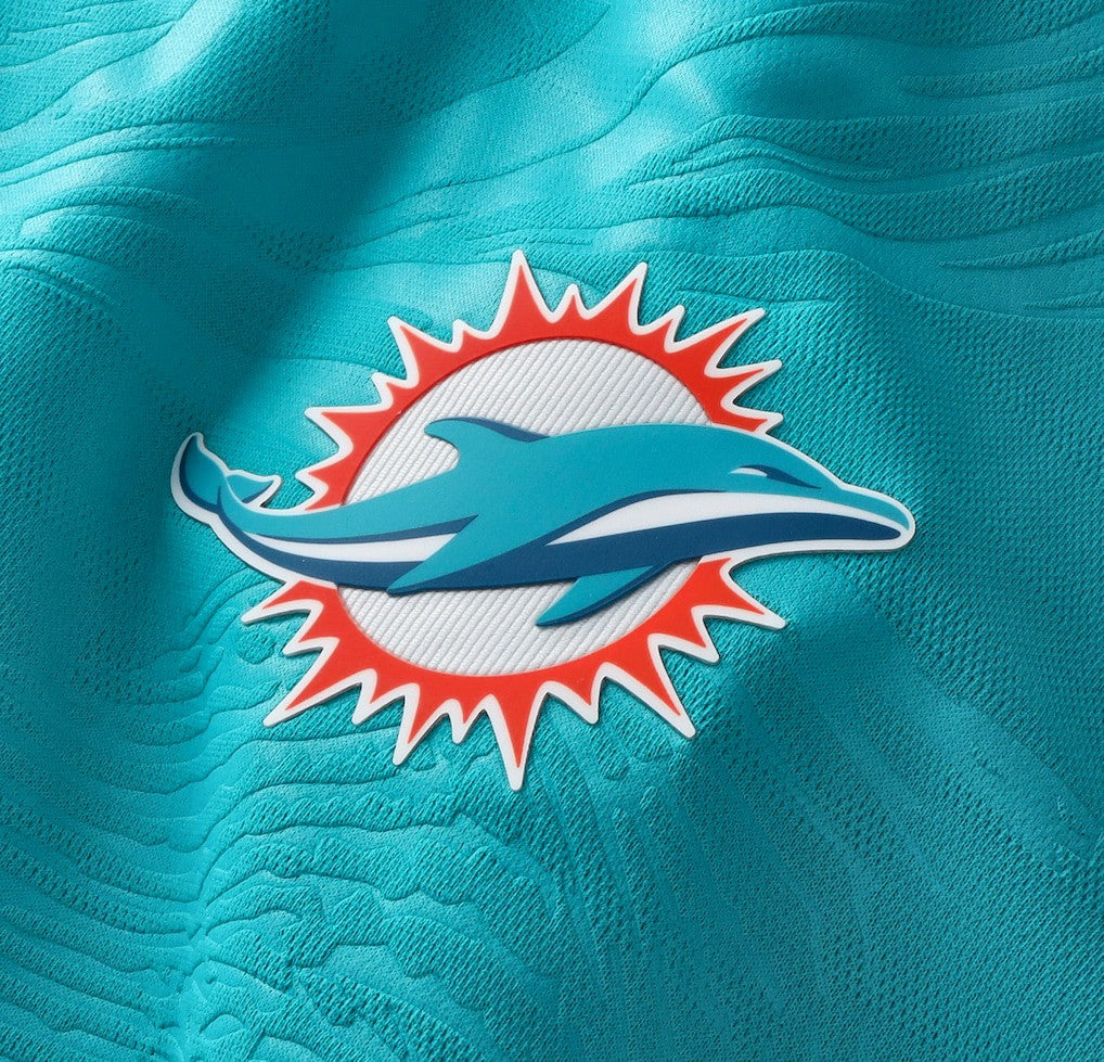 Miami Dolphins NFL Football x Football Fan Top - Aqua on sale