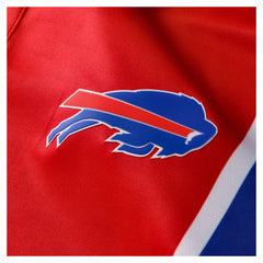 Buffalo Bills NFL Football x Football Collared Fan Top - Red for sale