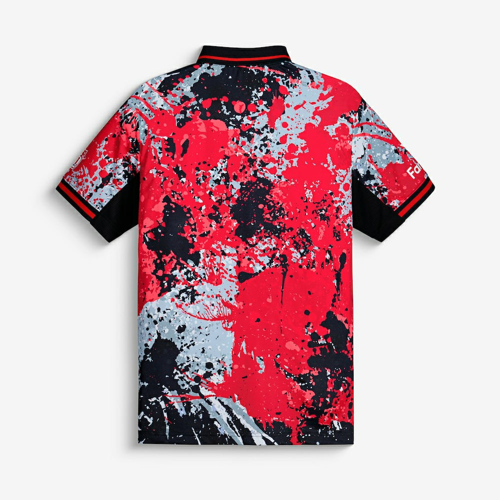 Atlanta Falcons NFL Football x Football Collared Fan Top - Black for sale