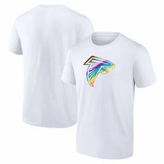 Atlanta Falcons Logo Pride T-Shirt - White outlet
