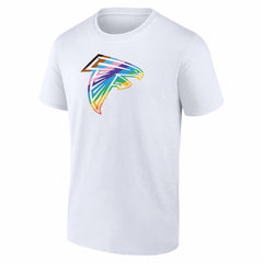 Atlanta Falcons Logo Pride T-Shirt - White outlet