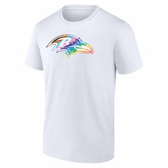 Baltimore Ravens Logo Pride T-Shirt - White online
