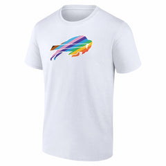 Buffalo Bills Logo Pride T-Shirt - White online