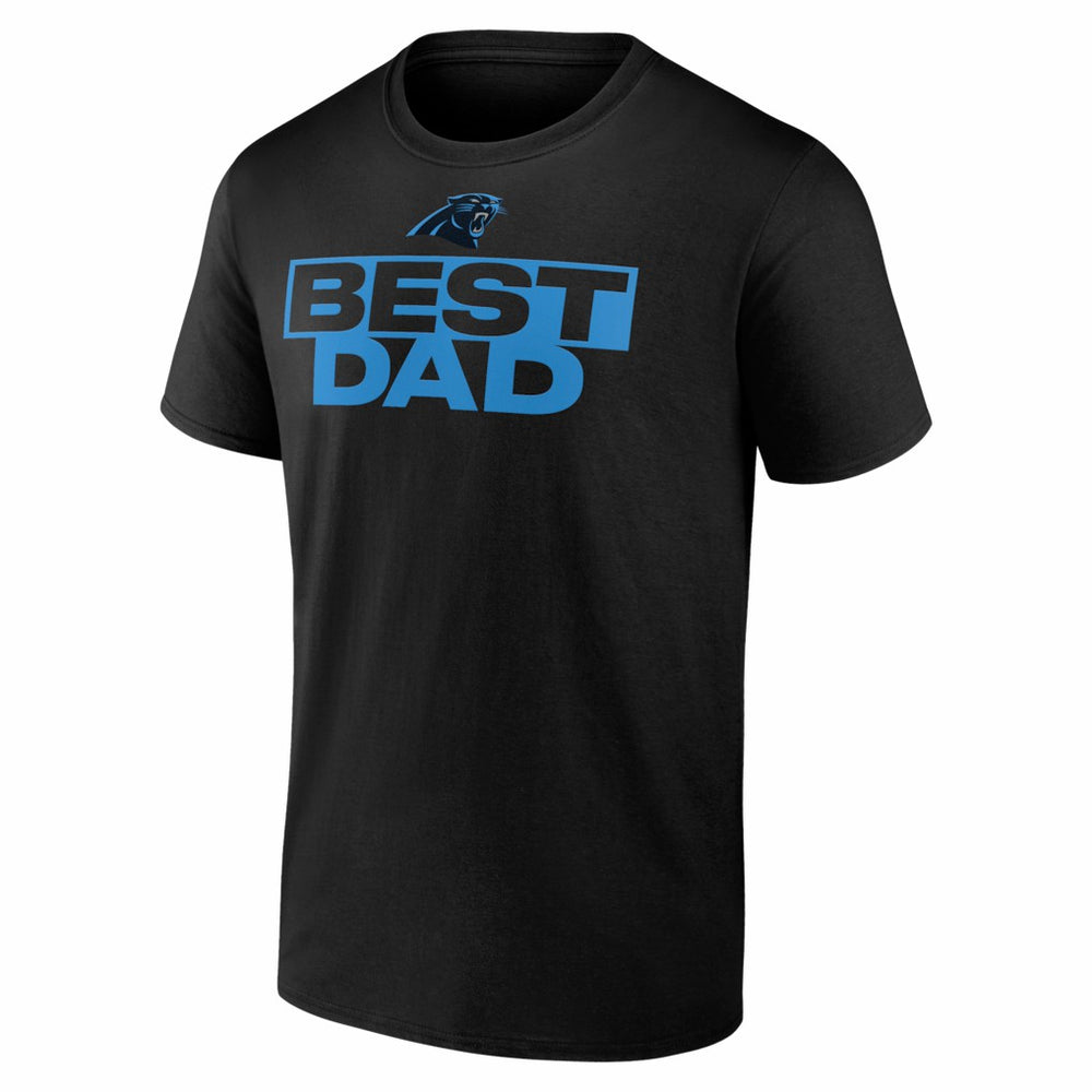 Carolina Panthers Greatest Dad T-Shirt - Black on sale