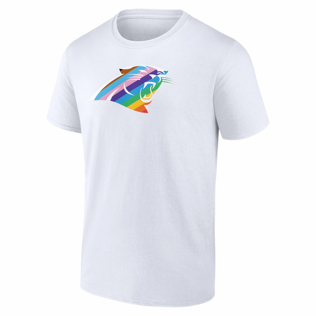 Carolina Panthers Logo Pride T-Shirt - White discount