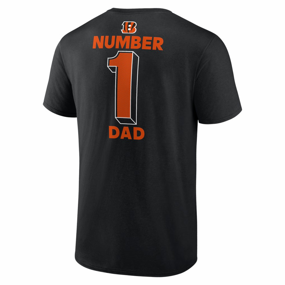Cincinnati Bengals #1 Dad Jersey T-Shirt - Black cheap