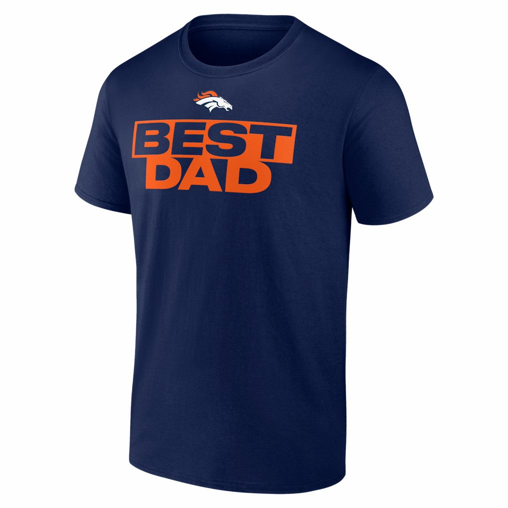 Denver Broncos Greatest Dad T-Shirt - Navy on sale