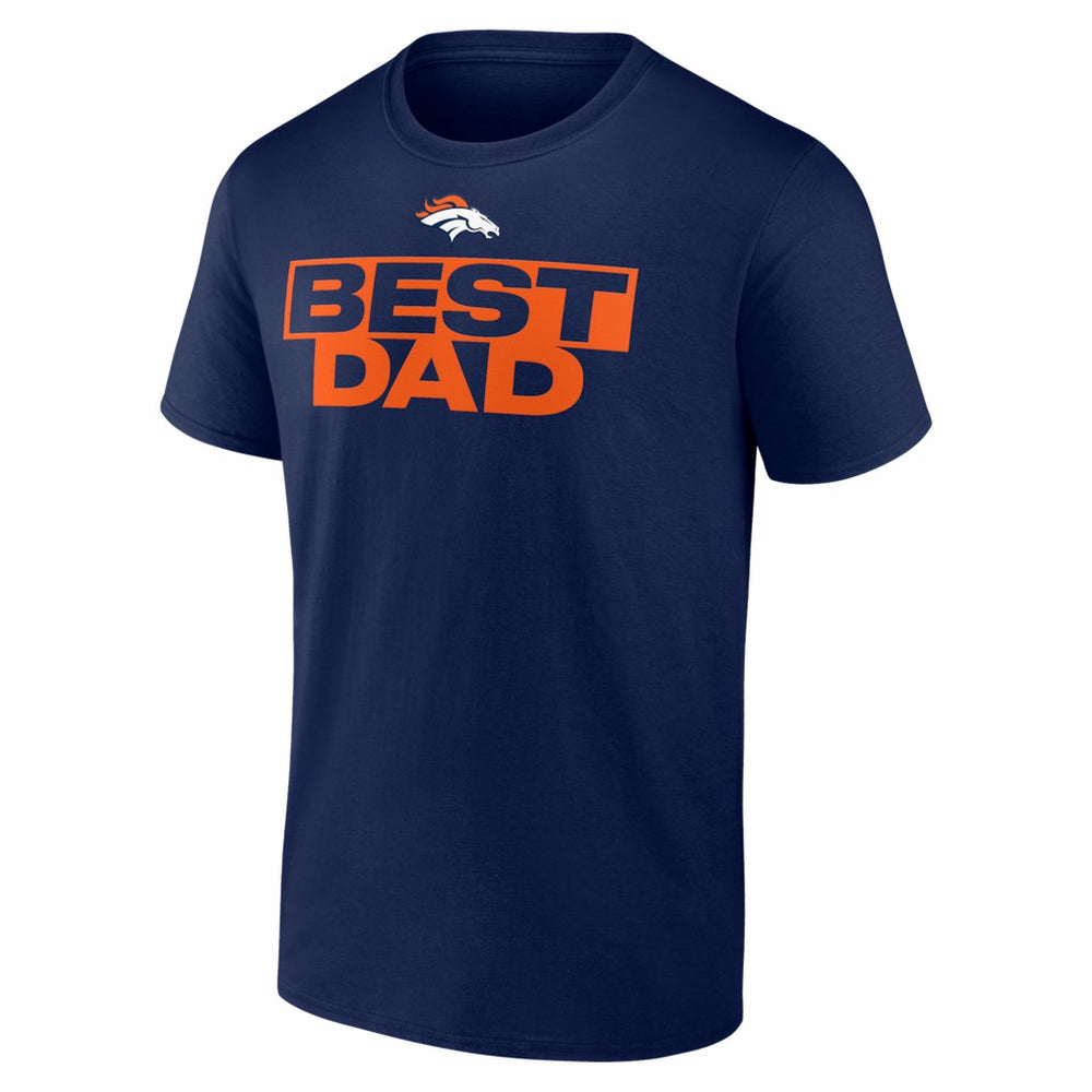 Denver Broncos Greatest Dad T-Shirt - Navy on sale