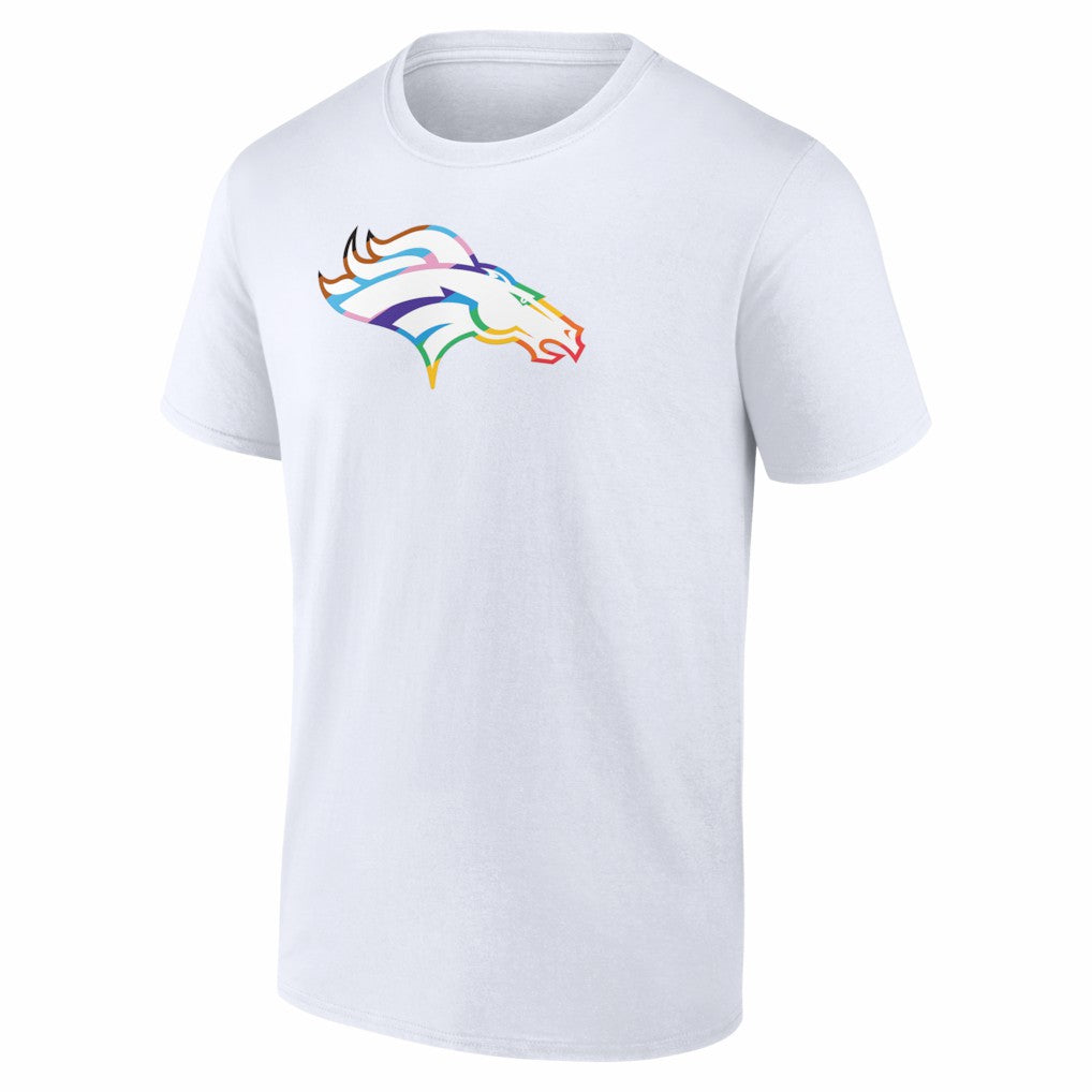 Denver Broncos Logo Pride T-Shirt - White online