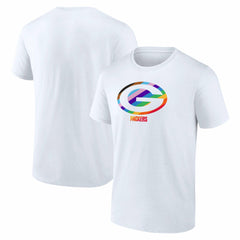 Green Bay Packers Logo Pride T-Shirt - White on sale