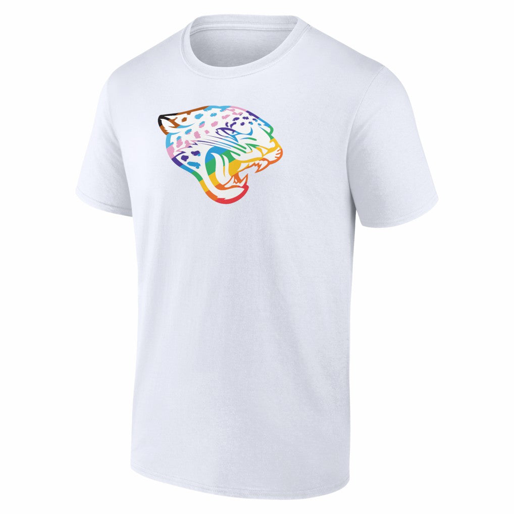 Jacksonville Jaguars Logo Pride T-Shirt - White cheap