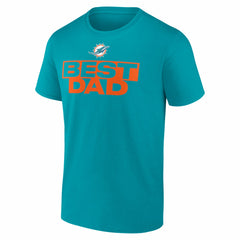 Miami Dolphins Greatest Dad T-Shirt - Aqua online
