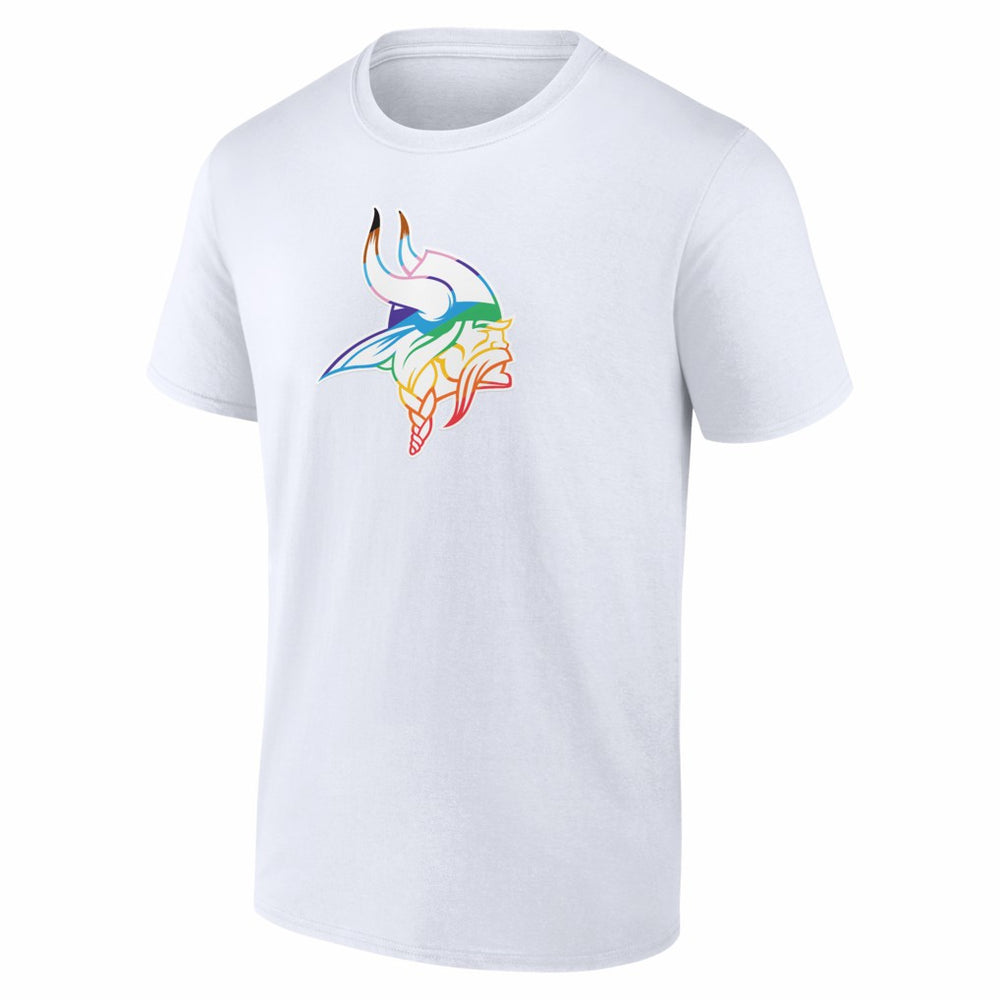 Minnesota Vikings Logo Pride T-Shirt - White cheap