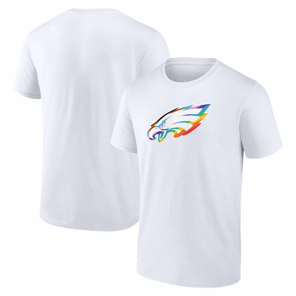 Philadelphia Eagles Logo Pride T-Shirt - White online