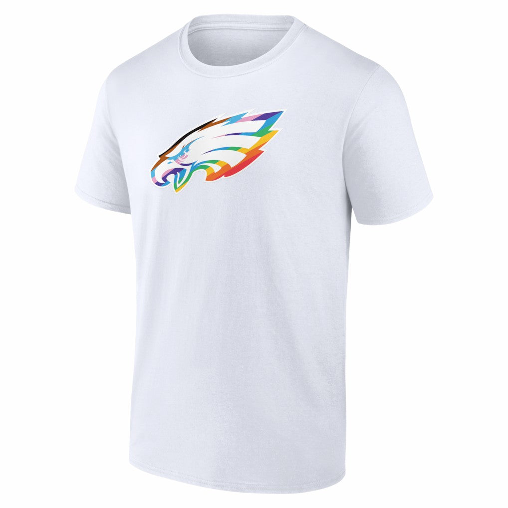 Philadelphia Eagles Logo Pride T-Shirt - White online