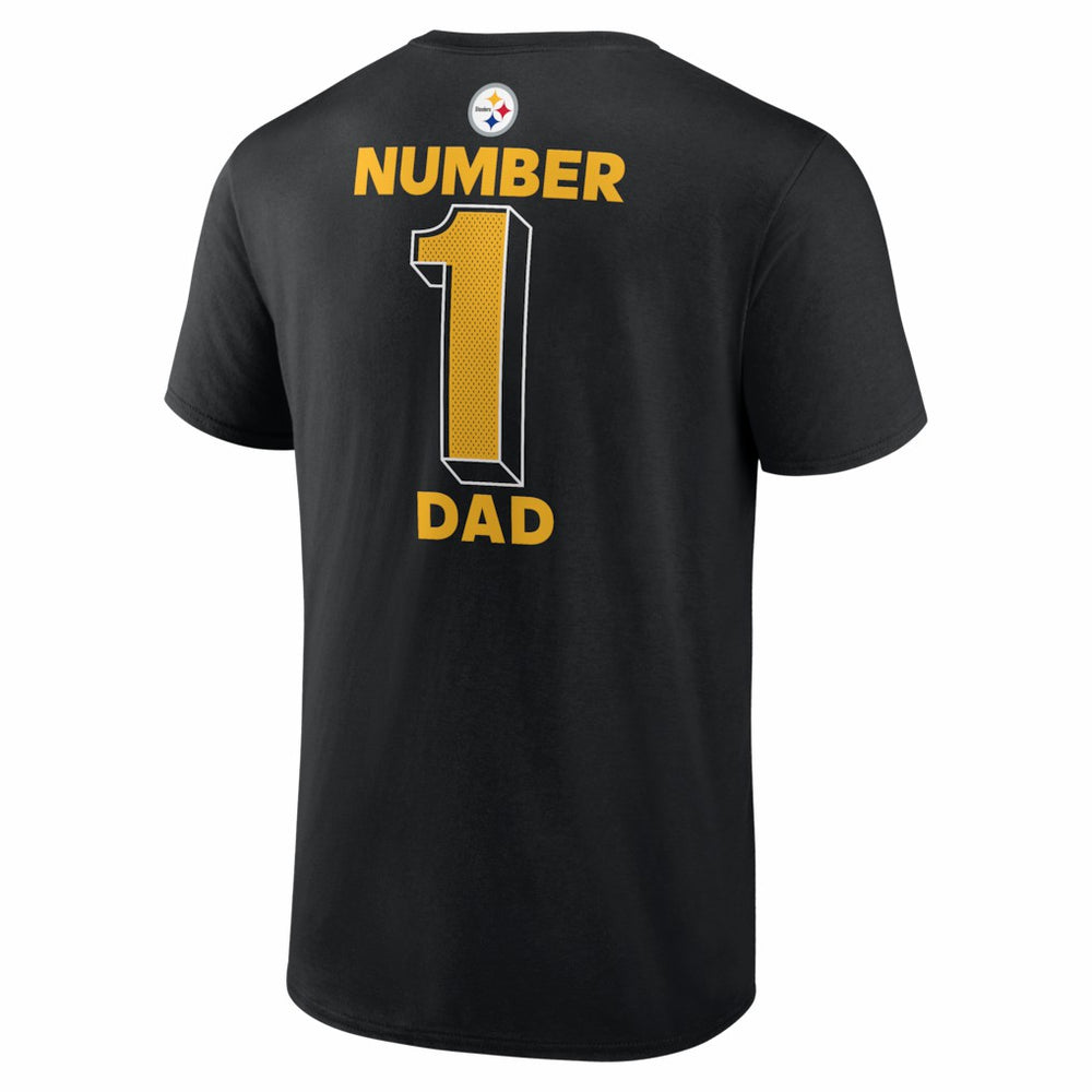 Pittsburgh Steelers #1 Dad Jersey T-Shirt - Black online