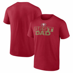 San Francisco 49ers Greatest Dad T-Shirt - Scarlet sale