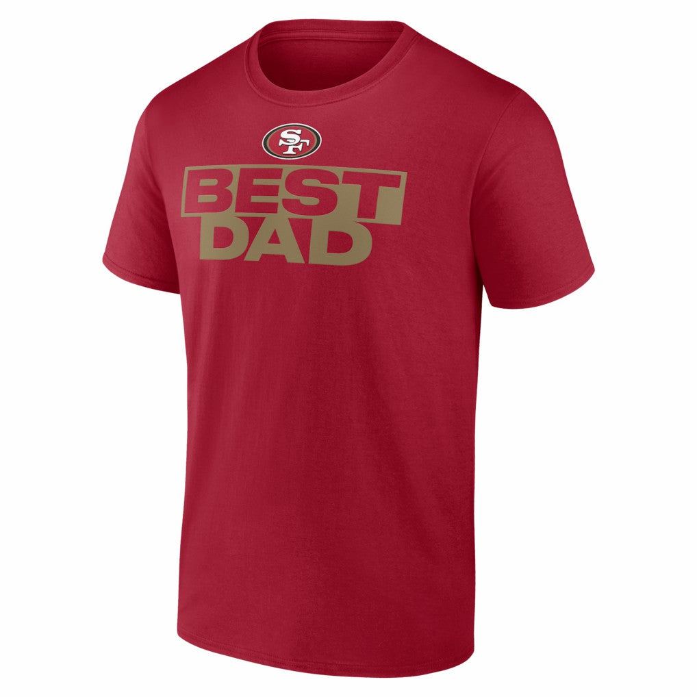 San Francisco 49ers Greatest Dad T-Shirt - Scarlet sale