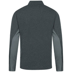 Los Angeles Angels Levelwear Waffle Insignia 2.0 Quarter-Zip Pullover Heather Black