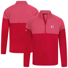 Cincinnati Reds Levelwear Classic Stripes Insignia 2.0 Pullover Red