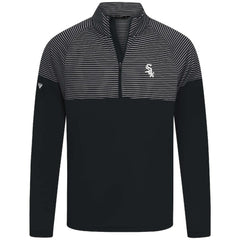 Chicago White Sox Levelwear Classic Stripes Insignia 2.0 Pullover Black