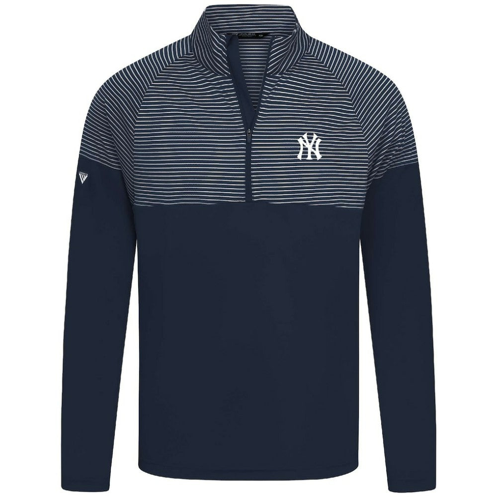 New York Yankees Levelwear Classic Stripes Insignia 2.0 Pullover Navy
