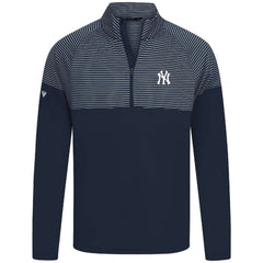 New York Yankees Levelwear Classic Stripes Insignia 2.0 Pullover Navy