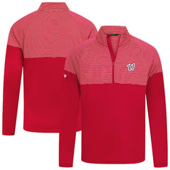 Washington Nationals Levelwear Classic Stripes Insignia 2.0 Pullover Red
