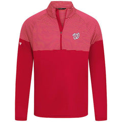 Washington Nationals Levelwear Classic Stripes Insignia 2.0 Pullover Red