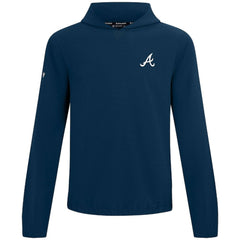Atlanta Braves Levelwear Action Insignia 2.0 Pullover Hoodie Navy