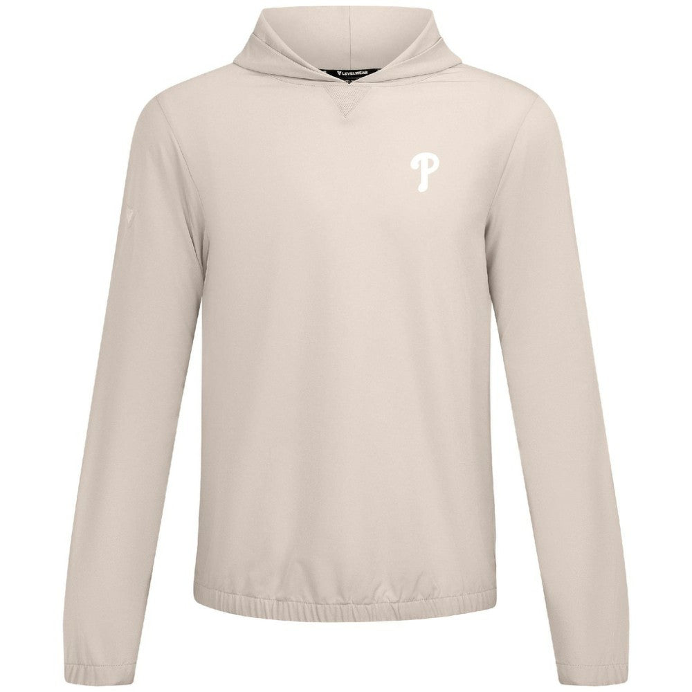 Philadelphia Phillies Levelwear Action Insignia 2.0 Pullover Hoodie Khaki