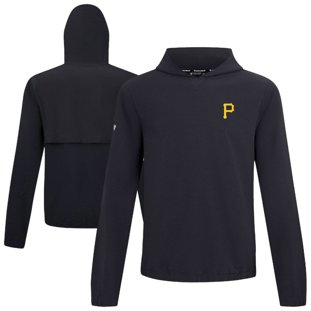 Pittsburgh Pirates Levelwear Action Insignia 2.0 Pullover Hoodie Black