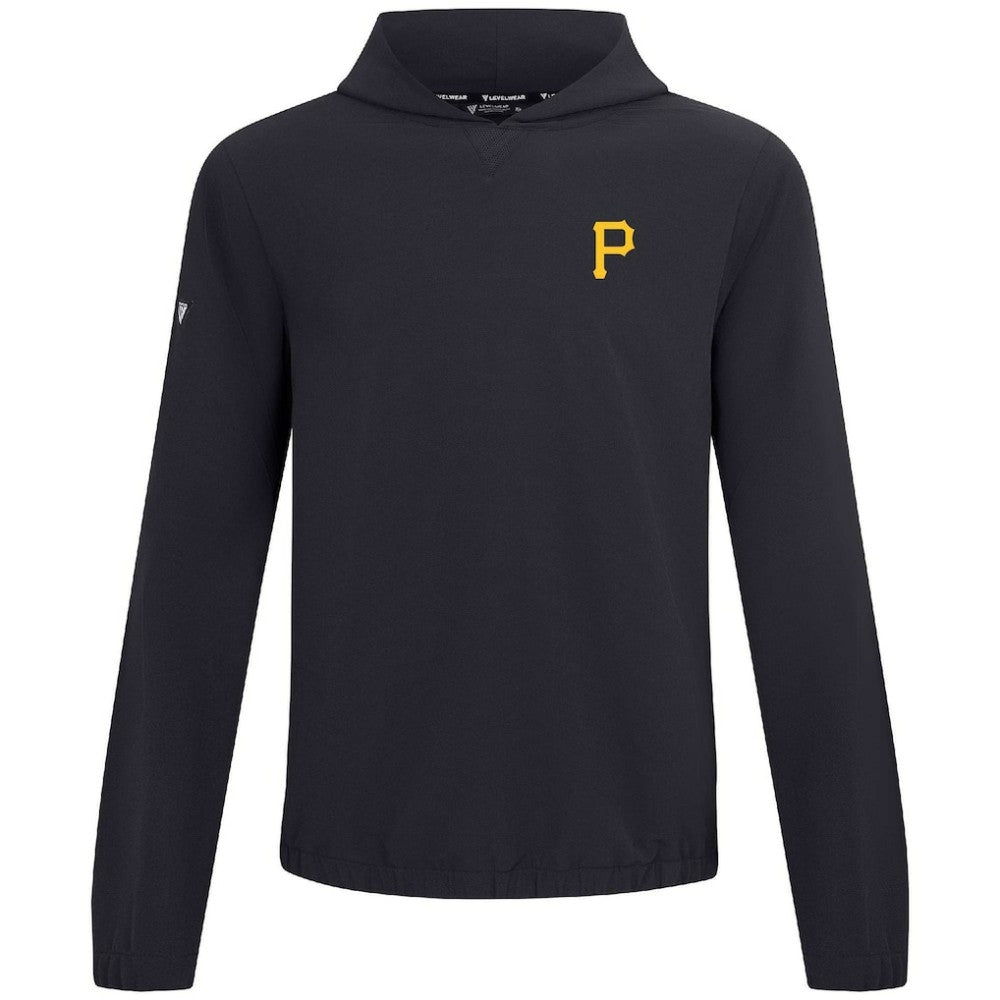 Pittsburgh Pirates Levelwear Action Insignia 2.0 Pullover Hoodie Black