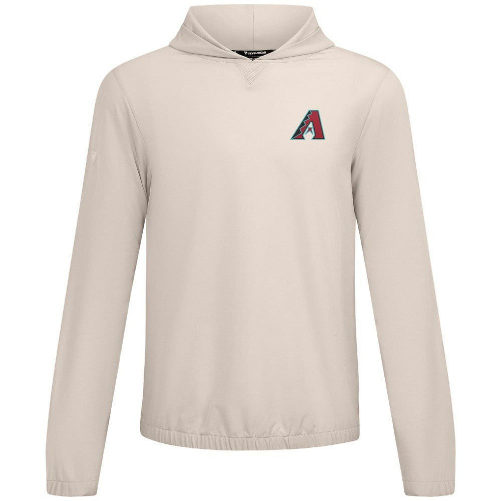 Arizona Diamondbacks Levelwear Action Insignia 2.0 Pullover Hoodie Khaki