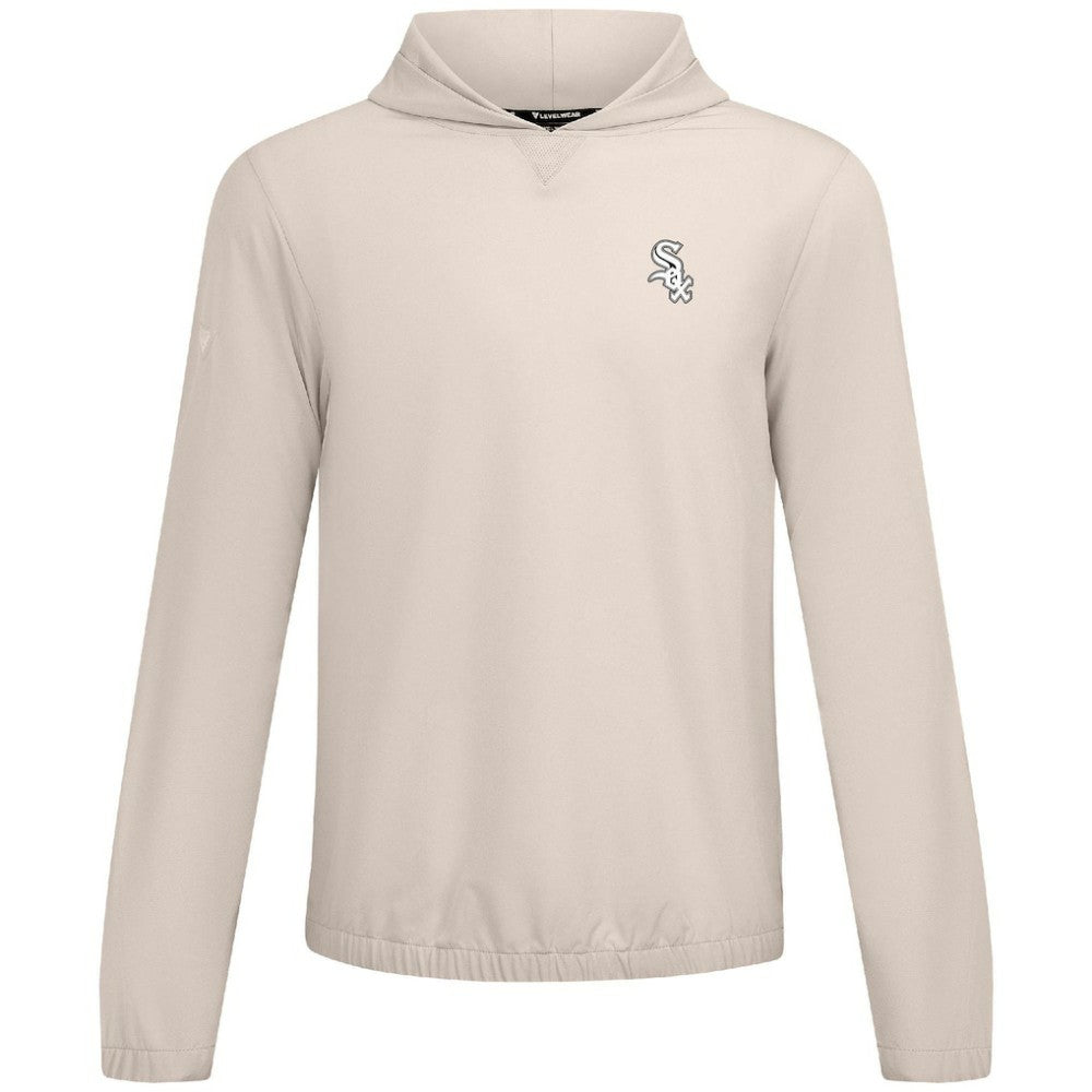 Chicago White Sox Levelwear Action Insignia 2.0 Pullover Hoodie Khaki
