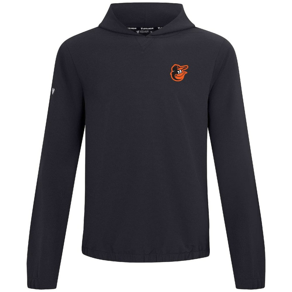 Baltimore Orioles Levelwear Action Insignia 2.0 Pullover Hoodie Black