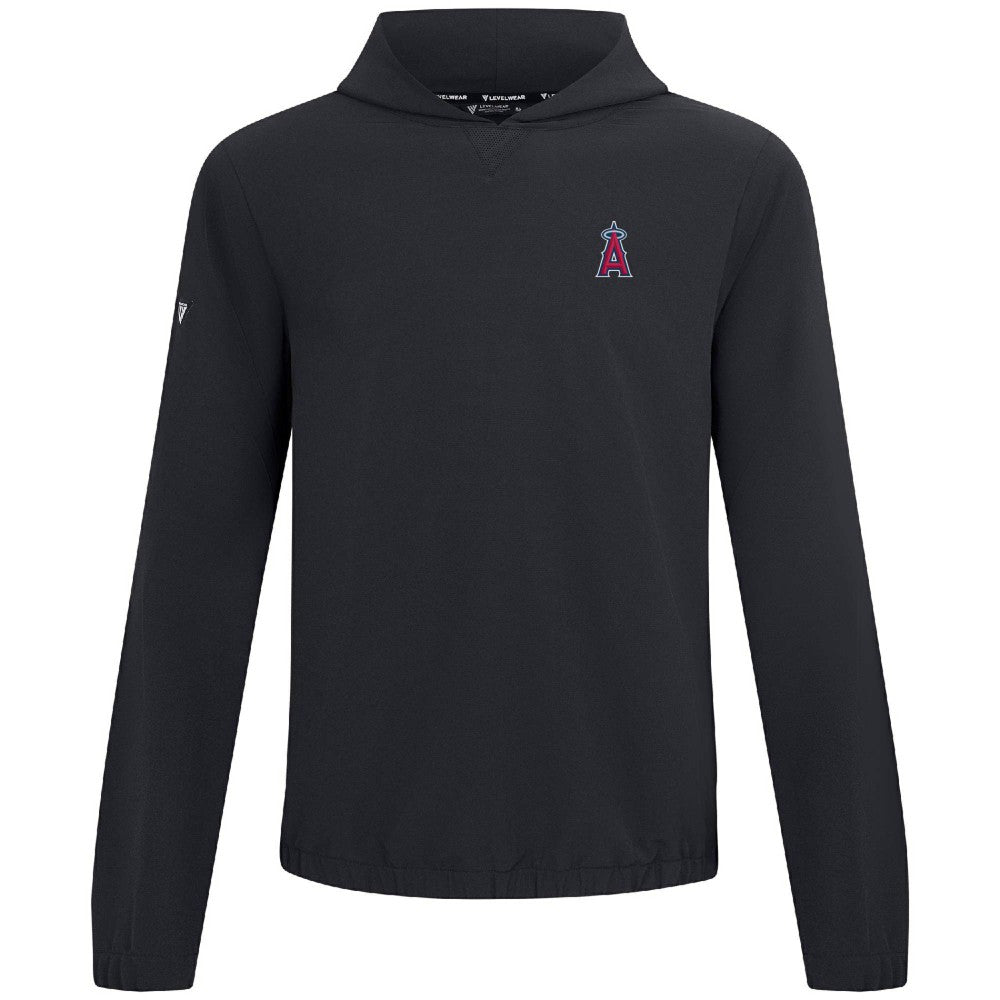 Los Angeles Angels Levelwear Action Insignia 2.0 Pullover Hoodie Black