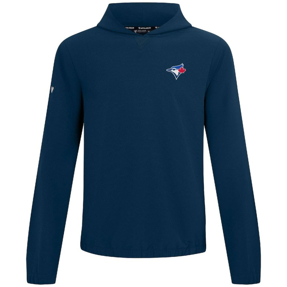 Toronto Blue Jays Levelwear Action Insignia 2.0 Pullover Hoodie Navy
