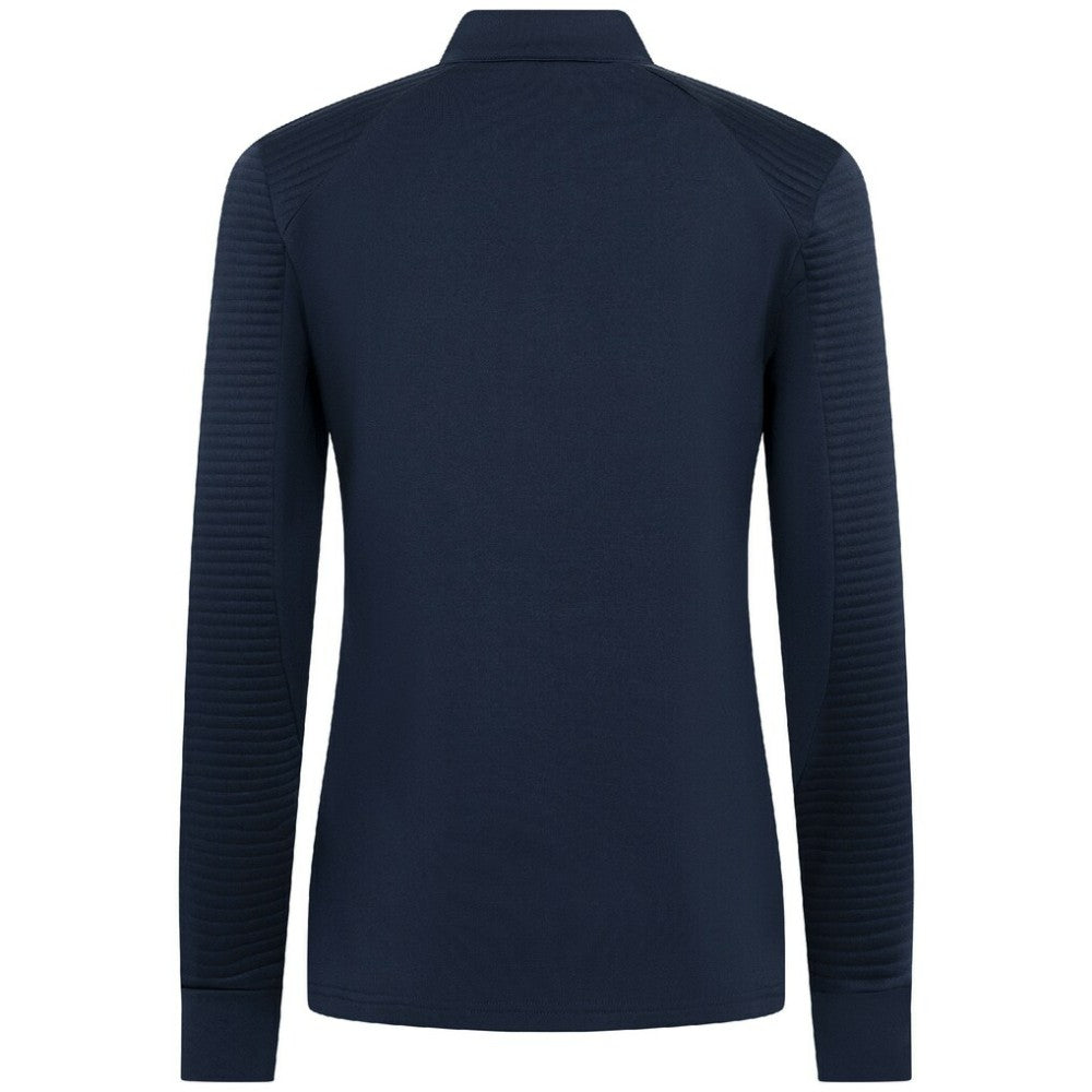 Washington Nationals Levelwear Women's Power Insignia 2.0 Quarter-Zip Pullover Top Navy