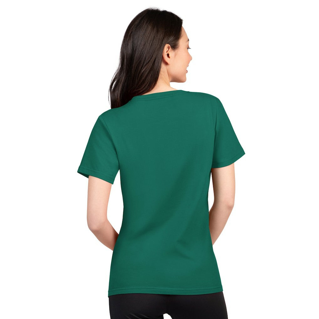 New York Jets G-III 4Her by Carl Banks Women's Super-Slim Lightweight Winning Crew T-Shirt - Green on sale