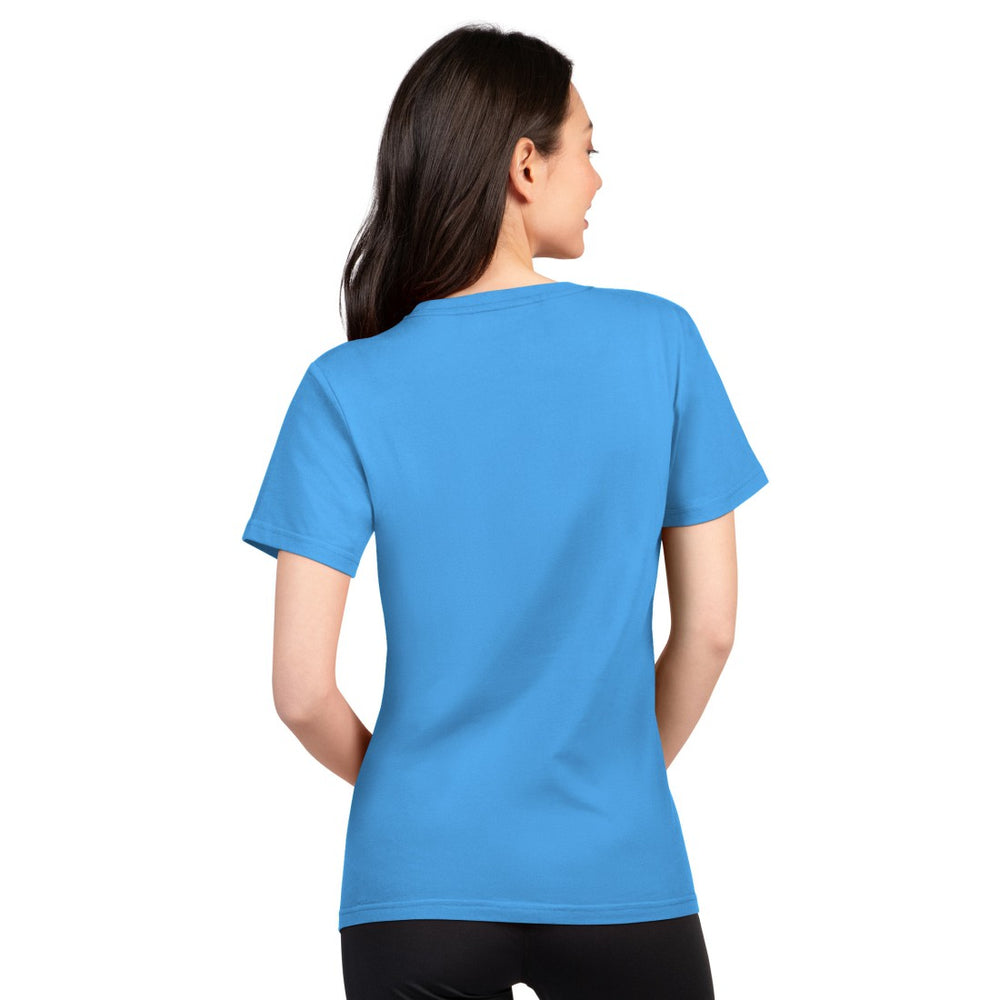 Tennessee Titans G-III 4Her by Carl Banks Women's Super-Slim Lightweight Winning Crew T-Shirt - Light Blue sale