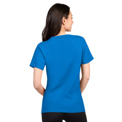 Detroit Lions G-III 4Her by Carl Banks Women's Super-Slim Lightweight Winning Crew T-Shirt - Blue cheap