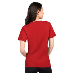 San Francisco 49ers G-III 4Her by Carl Banks Women's Super-Slim Lightweight Winning Crew T-Shirt - Scarlet sale