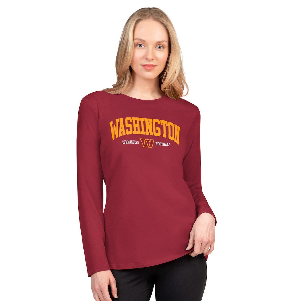 Washington Commanders G-III 4Her by Carl Banks Women's Best Play Long Sleeve T-Shirt - Burgundy on sale