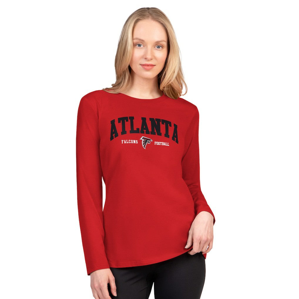 Atlanta Falcons G-III 4Her by Carl Banks Women's Best Play Long Sleeve T-Shirt - Red for sale
